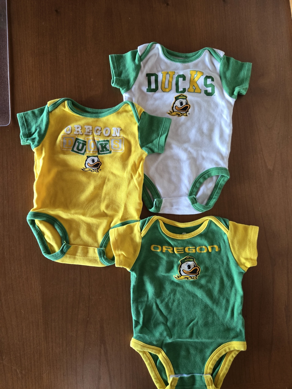 Oregon Ducks Baby Onsies